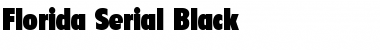 Download Florida-Serial-Black Font