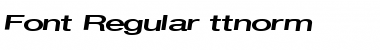 Font Regular Font