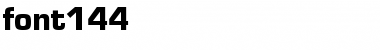 Download font144 Font