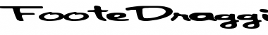 FooteDragging911 Regular Font FooteDragging911 Regular Font