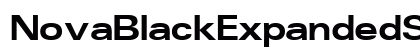 NovaBlackExpandedSSK Bold preview