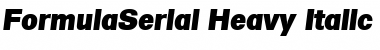 Download FormulaSerial-Heavy Font