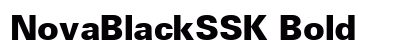 NovaBlackSSK Bold preview