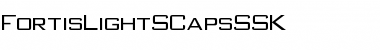 Download FortisLightSCapsSSK Font