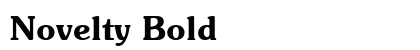 Novelty Bold preview