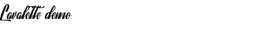 Lavalette Regular Font