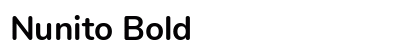 Nunito Bold preview