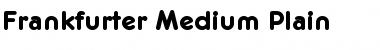 Frankfurter Medium Regular Font Frankfurter Medium Regular Font