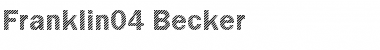 Franklin04 Becker Regular Font
