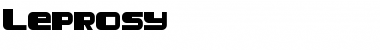 Download Leprosy Font