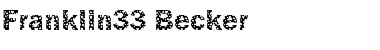 Franklin33 Becker Regular Font