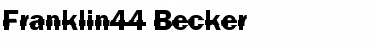 Franklin44 Becker Regular Font