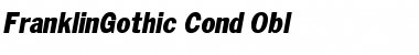 Download FranklinGothic-Cond-Obl Font