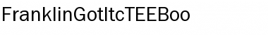 FranklinGotItcTEEBoo Regular Font