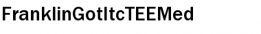 FranklinGotItcTEEMed Regular Font