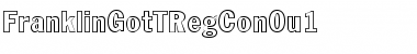 FranklinGotTRegConOu1 Regular Font