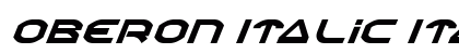 Oberon Italic Italic preview