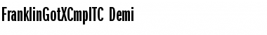 FranklinGotXCmpITC Demi Font