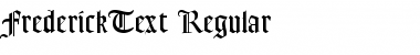 FrederickText Regular Font