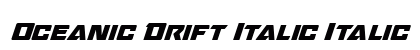 Oceanic Drift Italic Italic preview