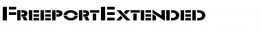 FreeportExtended Regular Font
