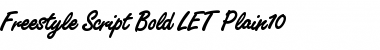 Freestyle Script Bold LET Plain Font Freestyle Script Bold LET Plain Font