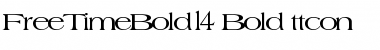 FreeTimeBold14 Bold Font