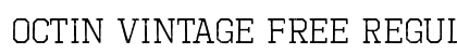 Octin Vintage Free Regular preview