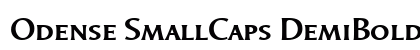 Odense SmallCaps DemiBold preview