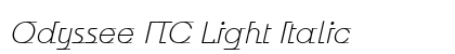 Odyssee ITC Light Italic Preview