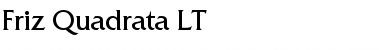 FrizQuadrata LT Font