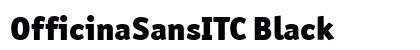 OfficinaSansITC Black preview