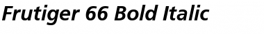 Frutiger 45 Light Bold Italic Font