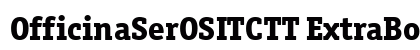 OfficinaSerOSITCTT ExtraBold Preview