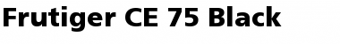 Frutiger CE 55 Roman Bold Font