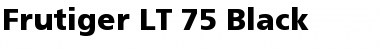 Frutiger LT 55 Roman Bold Font