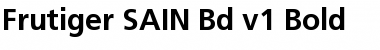 Frutiger SAIN Bd v.1 Bold Font