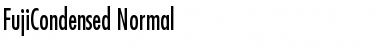 FujiCondensed Normal Font