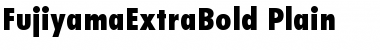 FujiyamaExtraBold Plain Font