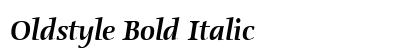 Oldstyle Bold Italic Preview