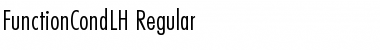 FunctionCondLH Regular Font