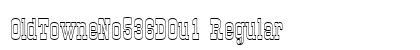 OldTowneNo536DOu1 Regular preview
