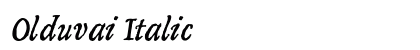 Olduvai Italic Preview