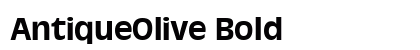 AntiqueOlive Bold preview