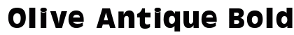 Olive Antique Bold preview