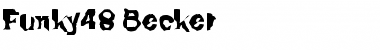 Download Funky48 Becker Font