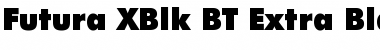 Futura XBlk BT Font