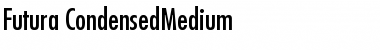 Futura-CondensedMedium Medium Font