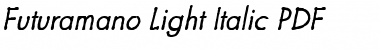 Download Futuramano Light Font