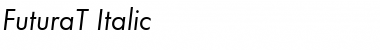FuturaT Italic Font